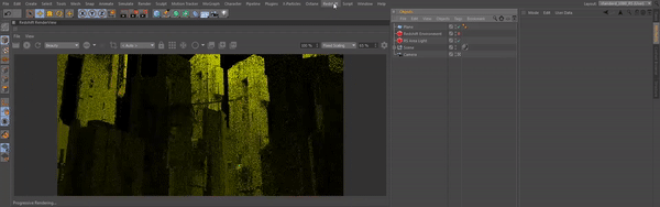 使用Redshift为Cinema 4D创建灵感来自银翼杀手的雾-步骤1